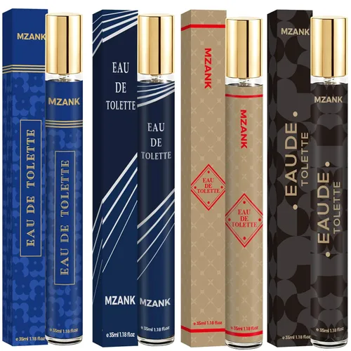 MZANK Regalo del día del padre para marido, regalos para él, paquete de 4 colonias para hombres, perfume para él, regalos del día de San Valentín,