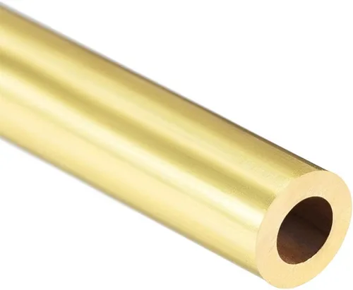 Miniatura 3 de uxcell Tubo redondo de latón, 11.811 in de longitud 0.276 in de diámetro exterior de 0.059 in de grosor de pared, tubo recto sin costuras, 2 piezas