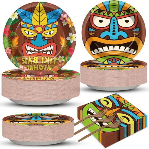 Miniatura 10 de 200 piezas de platos para fiesta de los 90, servilletas, juego de vajilla de CD mix de los 90 para decoración de fiesta temática retro de los 90