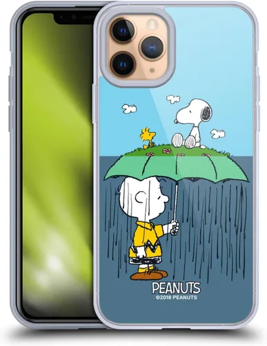 Miniatura 105 de Head Case Designs Funda de gel con licencia oficial de Peanuts Snoopy & Woodstock Halfs and Laughs [protección de grado militar] compatible