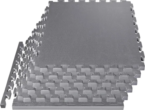 Miniatura 9 de Mat Block - Esterillas de piso de EVA para ejercicio: Tapetes de espuma interconectados de alto rendimiento - 6 baldosas (Área: 24 pies cuadrados)