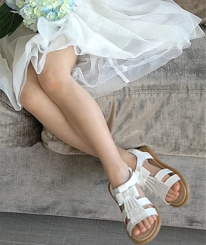 Miniatura 193 de THEE BRON Sandalias cómodas para niñas, zapatos para niños, sandalias rellenas