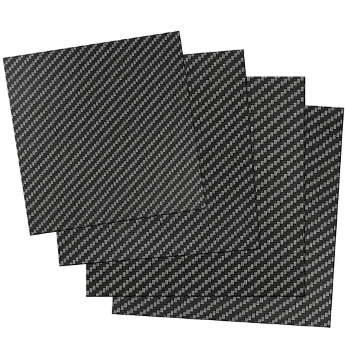 Miniatura 9 de Kalolary Hoja de Fibra de Carbono 250 X 100 X 1 MM, Placa de Tablero de Fibra de Carbono 3K Real Placa de Fibra de Carbono Panel de Tejido Sarga