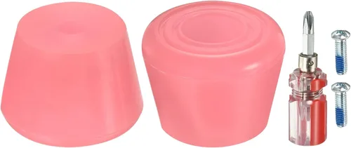 Miniatura 7 de PATIKIL Topes de punta para patines con destornillador, bloque de tapones de freno de goma 82A, para repuesto de accesorios de patines Verde