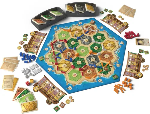 Miniatura 4 de Juego de mesa CATAN Traders & Barbarians Expansión (6ª edición) Explora nuevas aventuras, juego de estrategia para niños y adultos, a partir de 12