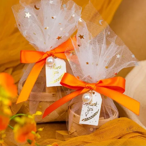 Miniatura 6 de Mini cesta de regalo tejida a mano de bambú, cajas de dulces, caja de embalaje de chocolate, perfecta para baby showers, cumpleaños, recuerdos