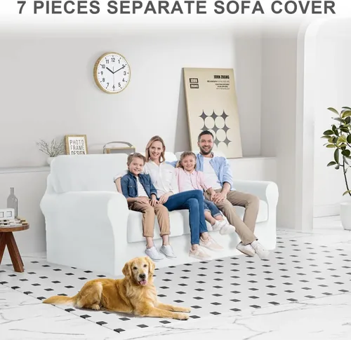 Miniatura 99 de Funda para Sofá de Terciopelo, Fundas Elásticas para Sofá para Funda Principal Separada/Respaldos y Cojines de Asiento, Funda para Sofá, para Fundas