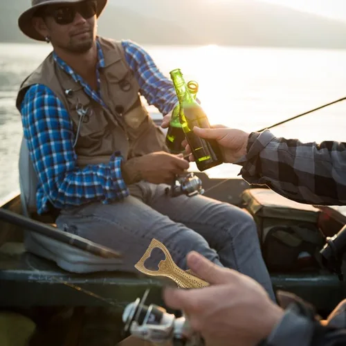 Miniatura 2 de Regalos únicos de cerveza de pescado para hombres, abrebotellas vintage, regalo de pesca para el Día del Padre, cumpleaños y Navidad, regalo de San