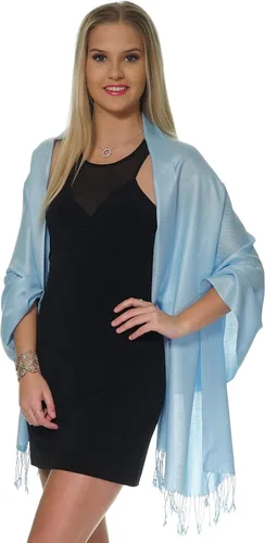 Miniatura 137 de Pashminas, chales y mantones para usar con vestidos de noche y en bodas, grandes y suaves