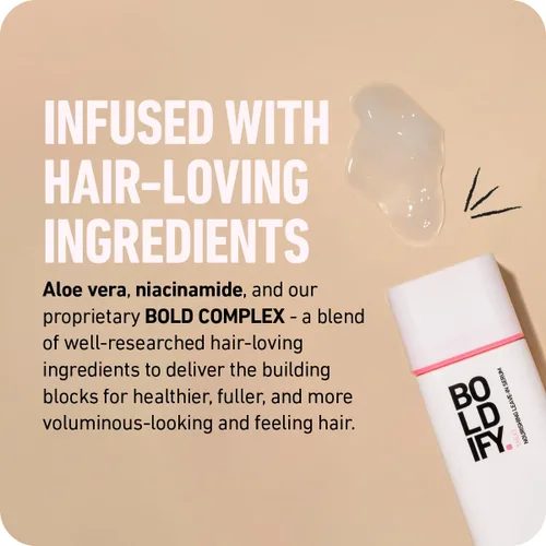 Miniatura 4 de Boldify Acondicionador + Suero: Suave y Proteger Bundle: Biotina para la retención del cabello, plenitud, nutrición, desenredado, tratamiento
