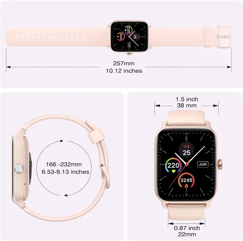 Miniatura 7 de Fitpolo Paquete de 2 relojes inteligentes para hombres y mujeres, Alexa integrado y llamadas Bluetooth (respuesta/hace), rastreador de actividad