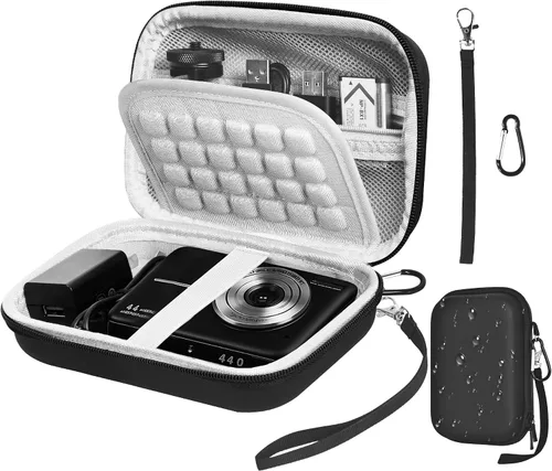 EMART Funda para cámara digital, bolsa pequeña para cámara (tamaño de cámara <6 x 4 x 0.9 pulgadas) para VAHOIALD FHD 1080P/KODAK PIXPRO