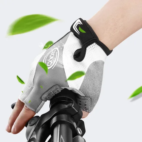 Miniatura 4 de CXWXC Guantes de ciclismo para hombres y mujeres Guantes de gel transpirable para bicicleta de montaña Guantes de bicicleta antideslizantes