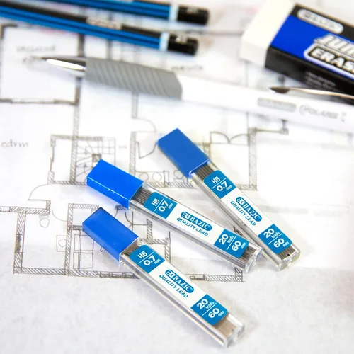 Miniatura 5 de BAZIC PRODUCTS Recambios de plomo de 0.028 in, mina de lápiz mecánico HB, paquete de 2