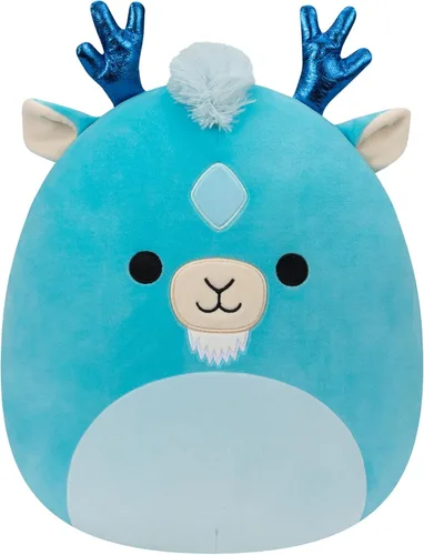 Squishmallows Original - Kirin Aqua Xam de 12 pulgadas - Peluche ultrasuave de tamaño mediano, oficial de Jazwares