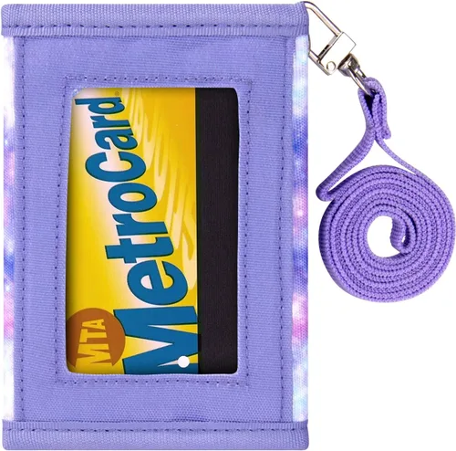 Miniatura 5 de Choco Mocha Carteras infantiles para niñas, Cielo Estrellado-Púrpura, Minimalista