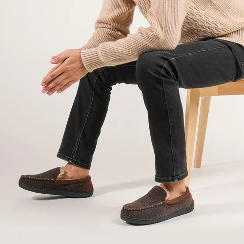 Miniatura 2 de RockDove Hearthfire - Pantuflas de espuma viscoelástica para hombre
