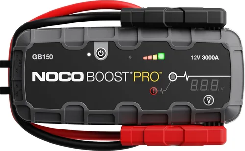 NOCO Boost Pro GB150 3000 Amp 12 voltios Arrancador portátil de litio ultraseguro, paquete de refuerzo de batería de automóvil y cables de puente
