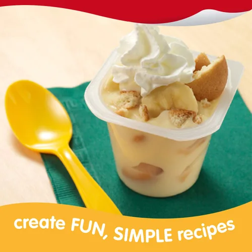 Miniatura 5 de Snack Pack Tazas de pudín con sabor a pastel de crema de plátano, 3.25 onzas, 4 unidades (paquete de 12)