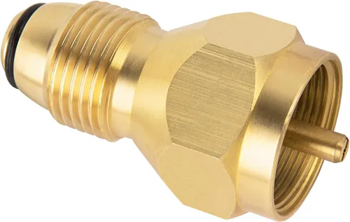 Miniatura 12 de GASPRO Adaptador de recarga de propano, llena botellas de 1 libra de tanque de 20 libras, fácil de usar, latón macizo