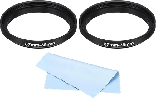 Miniatura 16 de PATIKIL Anillo elevador de metal de 27 a 1.181 in con paño de limpieza, paquete de 2 anillos adaptadores de filtro de lente de cámara, anillo
