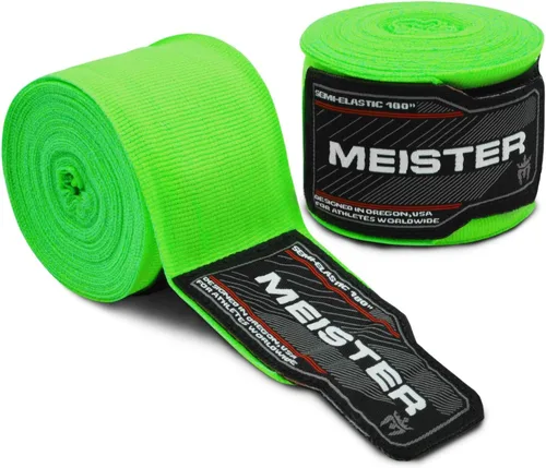Miniatura 4 de Vendas para mano semielásticas de 180 pulgadas Meister Adult, vendas para MMA (artes marciales mixtas) y boxeo (par) todos