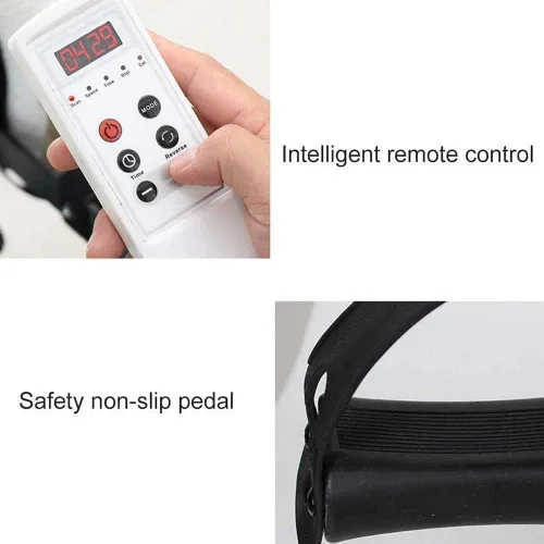 Miniatura 2 de Bicicleta portátil con pedal de ejercicio para piernas y brazos debajo del escritorio, mini bicicleta estática para oficina, equipo para el hogar