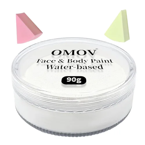 Miniatura 13 de Pintura facial roja de 4.23 oz (120 g) no tóxica, kit de pintura facial activada por agua para niños y adultos, paleta de pintura facial de gran