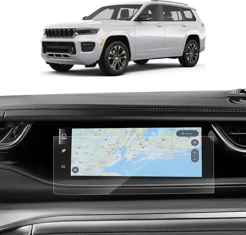 Miniatura 19 de SKTU Protector de pantalla para Jeep Grand Cherokee 2021 2019-2021 Grand Cherokee 8.4 pulgadas navegación 2021 Grand Cherokee Accesorios vidrio