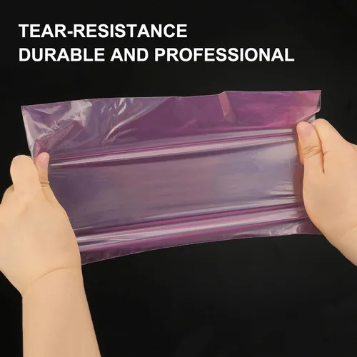 Miniatura 4 de 500 bolsas rosas para botellas de lavado de tatuajes, bolsas desechables para botellas de tatuaje, fundas para bolsas de botella para apretar