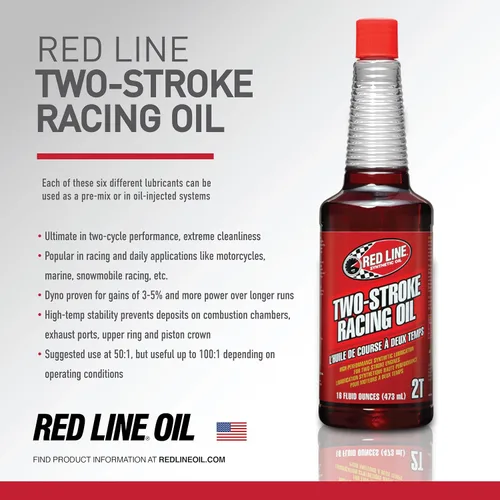 Miniatura 5 de Red Line 40603 Aceite de dos tiempos sintético Racing - 16 onzas