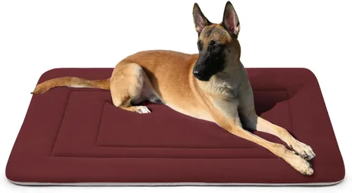 Miniatura 12 de Cama para perro, alfombrilla suave para cama de perro, 36 pulgadas, parte inferior antideslizante, lavable para perros medianos y grandes, colchón