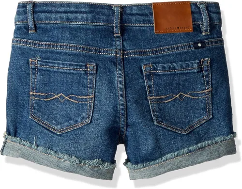 Miniatura 2 de Lucky Brand Pantalones cortos de mezclilla elásticos de 5 bolsillos para niñas