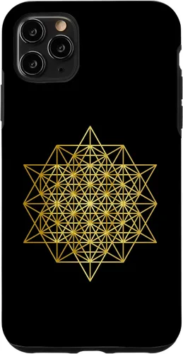 Miniatura 11 de Funda de yoga espiritual Yantra para iPhone 11 con geometría sagrada de la vida