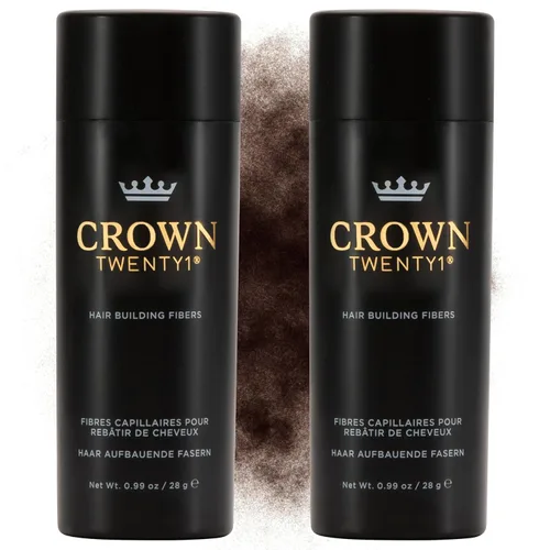 Miniatura 18 de CROWN Fibras para la construcción del cabello (0.99 oz), cubren instantáneamente el cabello fino y adelgazante para un aspecto más grueso