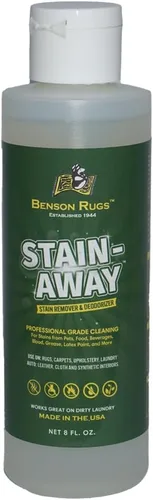 Stain-Away Benson Rugs - Desodorizador removedor de manchas para alfombras, alfombras y tapicería, 8 onzas líquidas