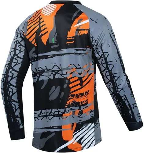 Miniatura 130 de Hotlion Camiseta de ciclismo para hombre, manga larga, MTB Motocross, ropa de carreras todoterreno