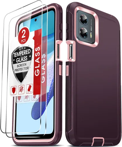 Miniatura 19 de LeYi Funda para Motorola Moto-G-5G-2022: con 2 protectores de pantalla, resistente 3 en 1 MotoG 5G 2022, funda a prueba de golpes para MotoG5G 2022