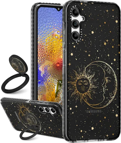 Miniatura 23 de Toycamp Funda para Samsung Galaxy S22, diseño de mariposa azul para mujeres, niñas, adolescentes, bonita funda femenina con soporte de anillo