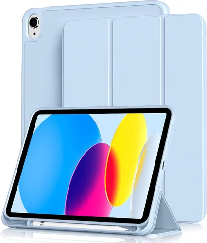 Miniatura 13 de Aoub - Estuche para iPad (A16) 11ª generación 11 pulgadas 2025, iPad 10ª generación 10.9 pulgadas 2022 con soporte para lápiz, con carcasa trasera