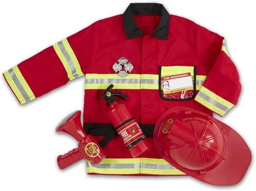 Melissa & Doug Fire Chief Role Play Costume Dress-Up Set