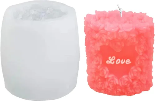 Miniatura 12 de 2 moldes para velas de flores de peonía, molde de jabón hecho a mano con flores 3D para fondant, hecho a mano, loción, barra, crayón, crayón
