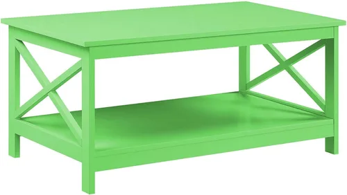 Miniatura 8 de Convenience Concepts – Mesa de café Oxford, Madera, Negro