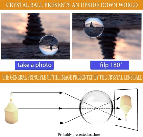 Miniatura 6 de MerryNine Bola de cristal K9 para fotografía de 3.15 pulgadas con elegante soporte metálico y paño limpio de microfibra, accesorio decorativo