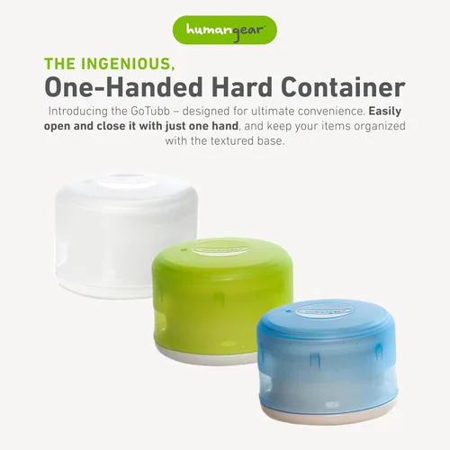 Miniatura 2 de Humangear GoTubb – Recipientes de almacenamiento para aperitivos, artículos pequeños esenciales y equipo de viaje, hechos de materiales seguros