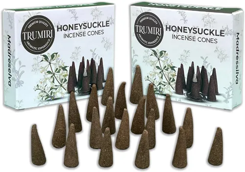 Miniatura 43 de TRUMIRI Incienso ámbar – Paquete de 20 conos (2 x 10) – Incienso de cono perfumado