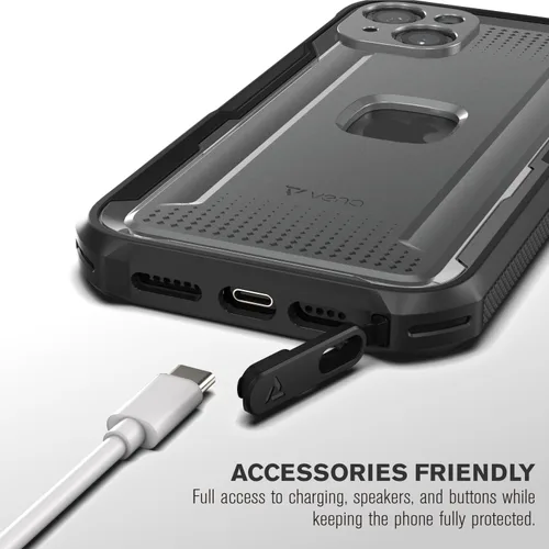 Miniatura 8 de VENA vArmor - Funda resistente para Apple iPhone 15 Plus (6.7 pulgadas) (protección contra caídas de grado militar/armadura) Magsafe compatible