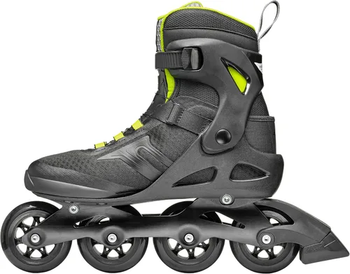Miniatura 3 de Rollerblade Macroblade 84 BOA, Patines en línea de fitness para adultos, negro y lima, patines en línea de rendimiento