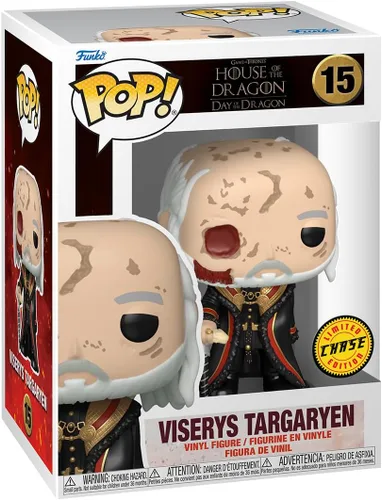 Miniatura 4 de Funko POP! TV: House of The Dragon - Masked King Viserys Targaryen - 1/6 probabilidades para variante de persecución rara - Figura de vinilo