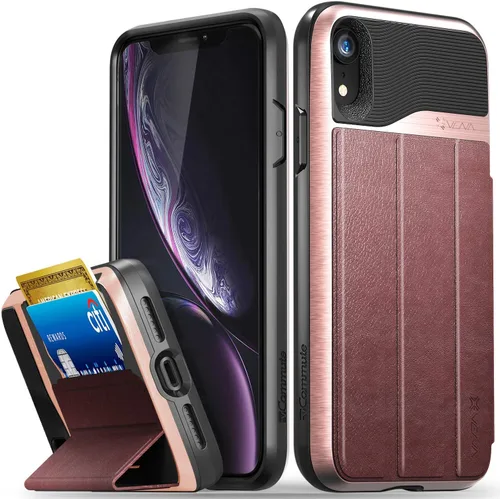 Miniatura 11 de VENA vCommute - Funda tipo cartera compatible con Apple iPhone 12 Pro Max (6.7 pulgadas) (protección contra caídas de grado militar), funda de cuero